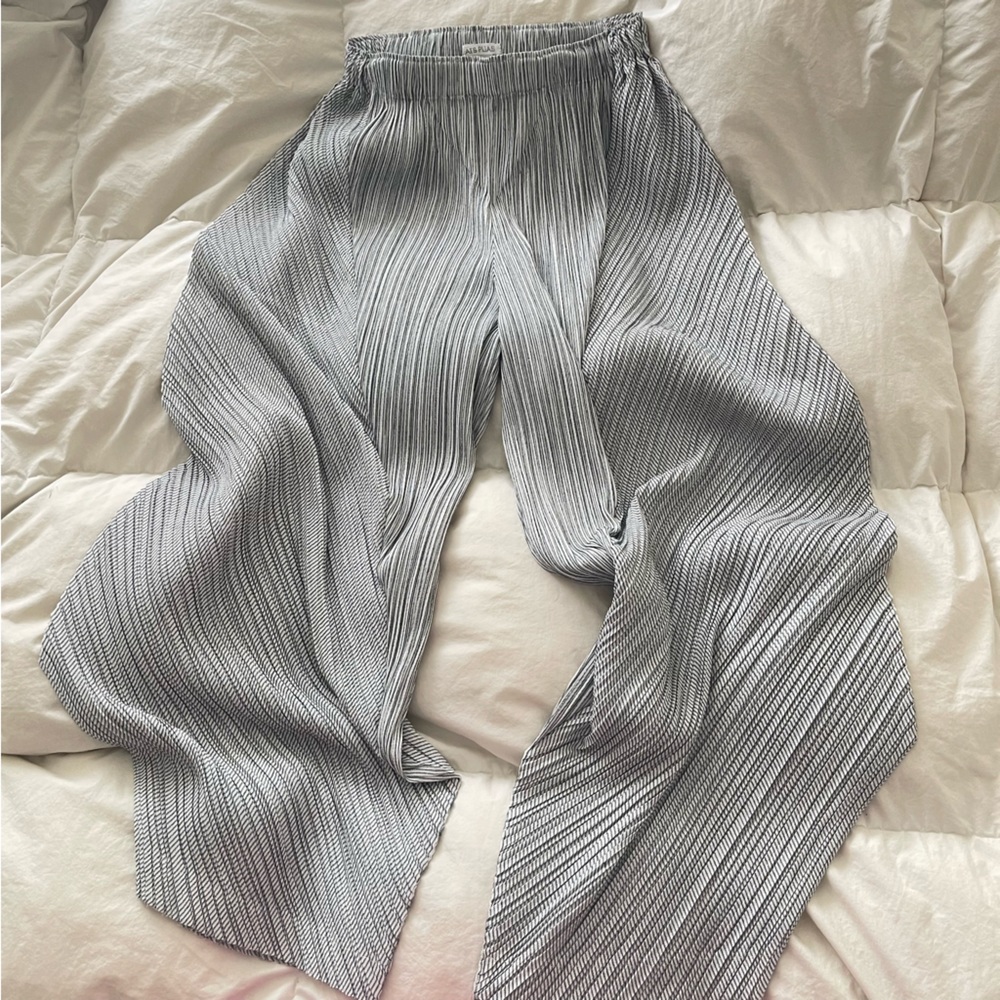 ISSEY MIYAKE PLEATS PLEASE PLISSE STRIPED PANT